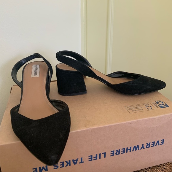 Steve Madden Black 2.5” Heels - Picture 5 of 6